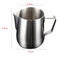 thumbnail image 4 of Toystoory Jarra de café espumoso de acero inoxidable, taza de flores, capuchino, leche, tazas de café expreso, Latte Art, espumador de leche, jarra para Type4 NO4, 4 of 6