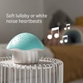 thumbnail image 5 of Celeste Musical Mushroom Night Light Baby Projector - Sleep Soother with Adjustable Volume Lullabies, White Noises, 3 Night Light Colors, and Cry Sensor Detector, 5 of 5