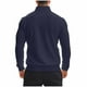 thumbnail image 4 of Blusa y camisa de manga larga con cuello alto para hombre, jersey de terciopelo con cremallera de un cuarto de color liso, blusa informal de manga larga con cuello alto para hombre, blusa de poliéster, 4 of 9