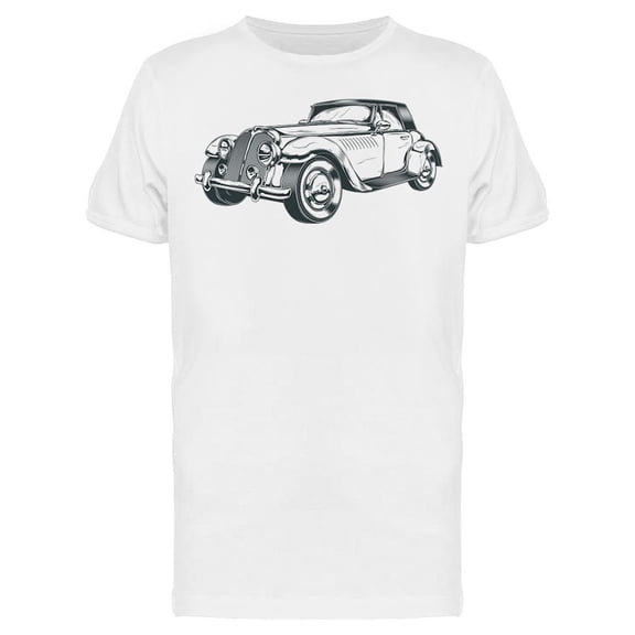 Retro Automobile T-Shirt Men -Image by Shutterstock, Male XX-Large