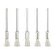 thumbnail image 1 of Mini cepillos de pulido de nylon de 5mm x 9mm con arbor de 2.35mm para herramienta rotativa blanca 5 piezas, 1 of 4