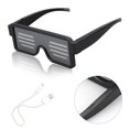 thumbnail image 2 of Moyic 8 modos Quick Flash USB Led Party USB Charge Gafas luminosas Glow Gafas de sol Navidad Concierto Luz Juguetes Decoraciones de Halloween Kits de decoración para fiestas rosado rojo Moyic JJ22333-05B, 2 of 6