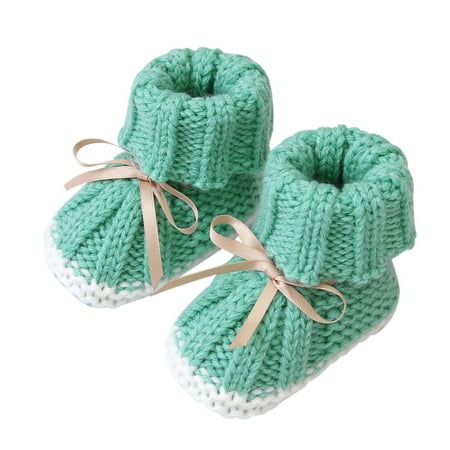 

Cathalem Shoes Girls 12-18 Month Baby Girls Boys Booties Warm Baby Socks Shoes Sandals for Toddler Girls Green 0 Months
