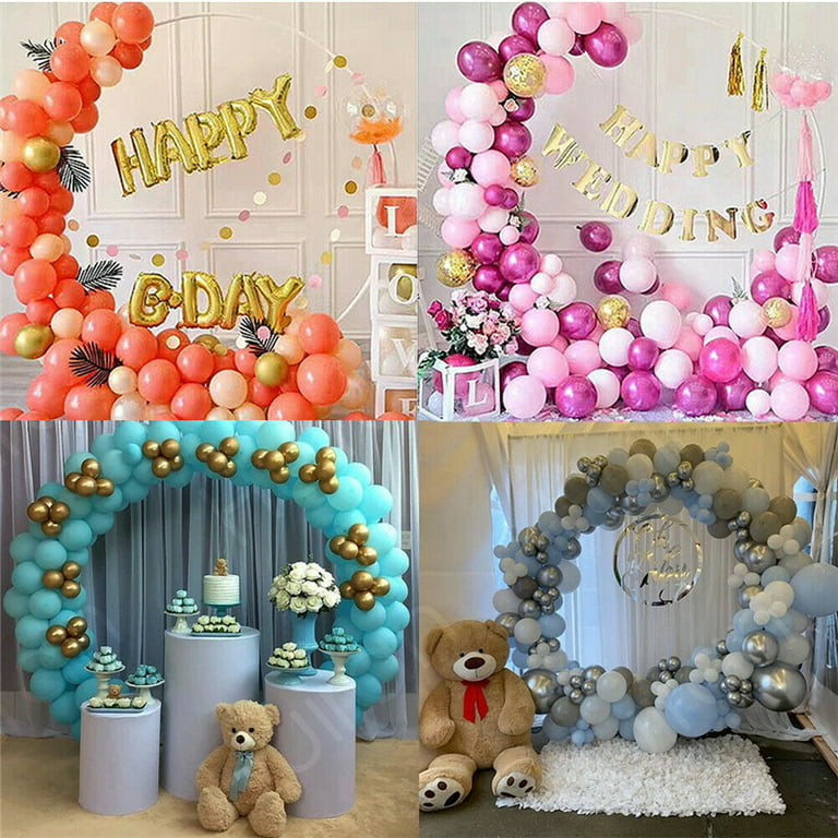 how to make balloon arch WITHOUT STAND 