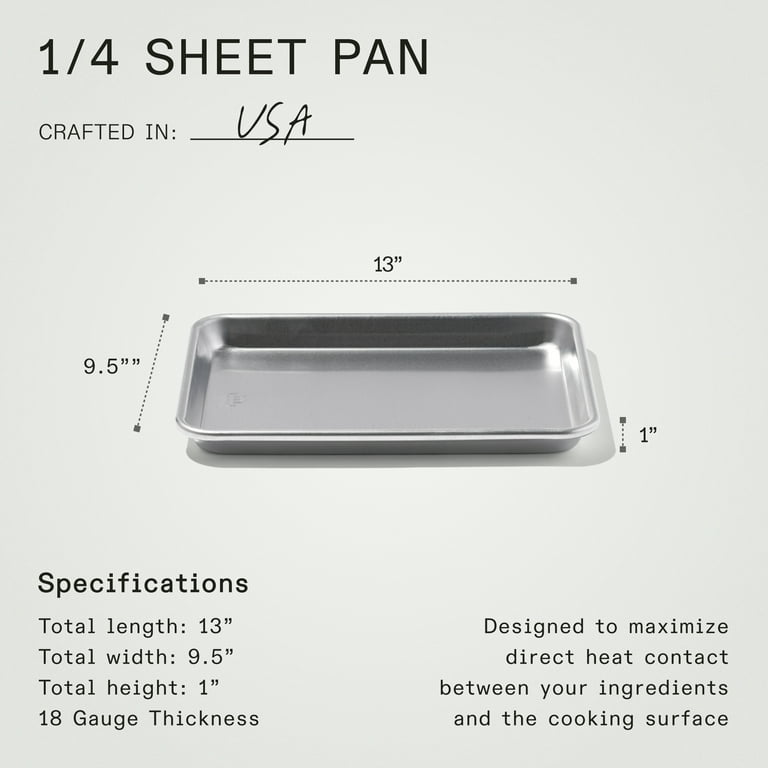 Jelly Roll Pan Aluminum Quarter Sheet Pan Made In Cookware Commercial Grade  Aluminum Baking Quarter Sheet - Main Image