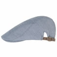 thumbnail image 2 of WITHMOONS Pin Stripe Cool Cotton Newsboy Hat Flat Cap LD3263 (Blue), 2 of 4