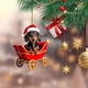 thumbnail image 1 of XWSHYW Decoraciones para El Hogar Colgante Plano de Acrílico para Decoración Navideña, Adorno Navideño para Cachorro, Colgante para Coche, 1 of 6