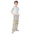 thumbnail image 3 of FORMRS Boys Pajama Pants with Pockets Size 6-8Y Kids Lounge Sleep Bottoms, Cute Cartoon Cat, 3 of 8