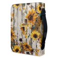 thumbnail image 3 of HELLHERO Butterfly Floral Print Bible Covers for Outdoor Church, Portable Bible Bag PU Leather Lightweight Bible Tote, 3 of 12
