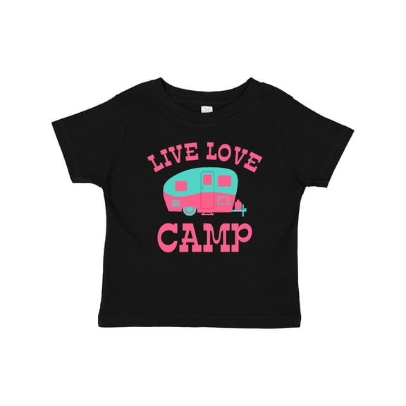 Inktastic Live Love Camp RV Girls Baby T-Shirt