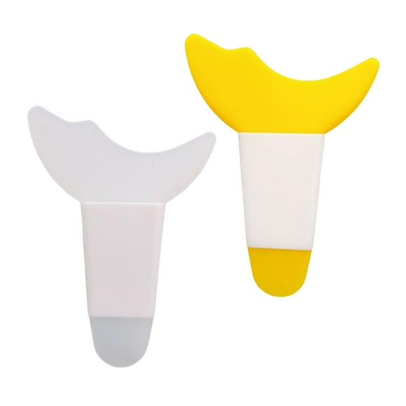 2 Plantillas Lavables para Delineador de Ojos Fernando Silicona Amarillo Claro