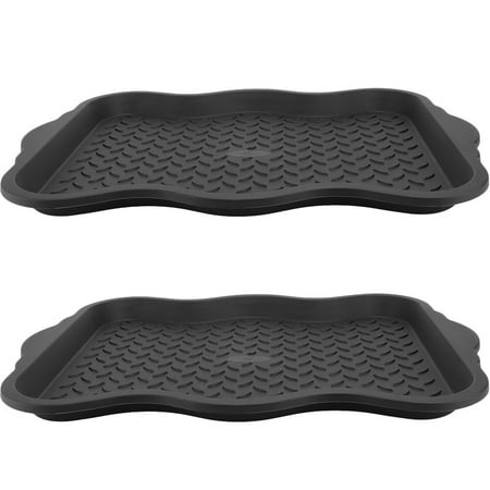MLINS 2 Pcs Boots Tray Shoe Plates for Multi-purpose Placement Mud Mat Shoes