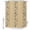 Beige, variant on 66x72 Inch Shower Curtains for Bathroom, Green Flower Branch Fabric Bath Curtain Decor, Spring Summer Farmhouse Botanical Waterproof Restroom Curtains Shower Set Accessories with 12 Hooks 66 Inch