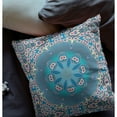 thumbnail image 2 of Amrita Sen Designs Amrita Sen Jewel Circle Faux Suede Throw Pillow 16"x16", 2 of 9