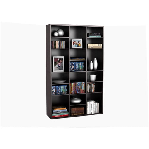 Atlantic Versa 18-Compartment Wall Unit, Espresso