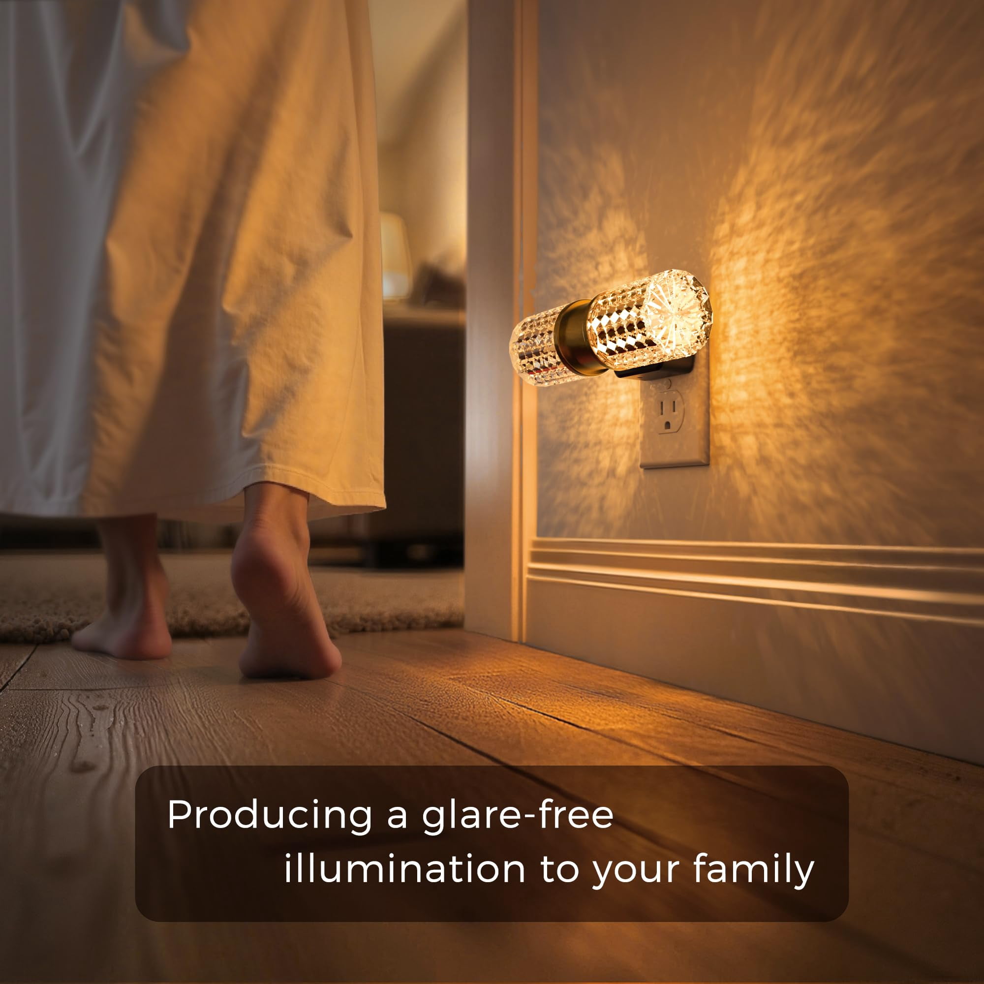 Night Light Modern Lights Plug Into Wall  Amber-3000k-5000k Adjustable Color Temperature Night-light Dimmable Nightlights With Dusk To Dawn Sensor For Rooms Bathroom Hallway