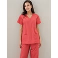 thumbnail image 5 of Richie House Women's V-neck Medical Set with Cargo Pants RHW2847, 5 of 7