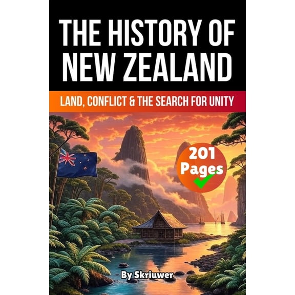 History Books The History of New Zealand: Land, Conflict, and the Search for Unity (Skriuwer.com Edition), (Paperback)