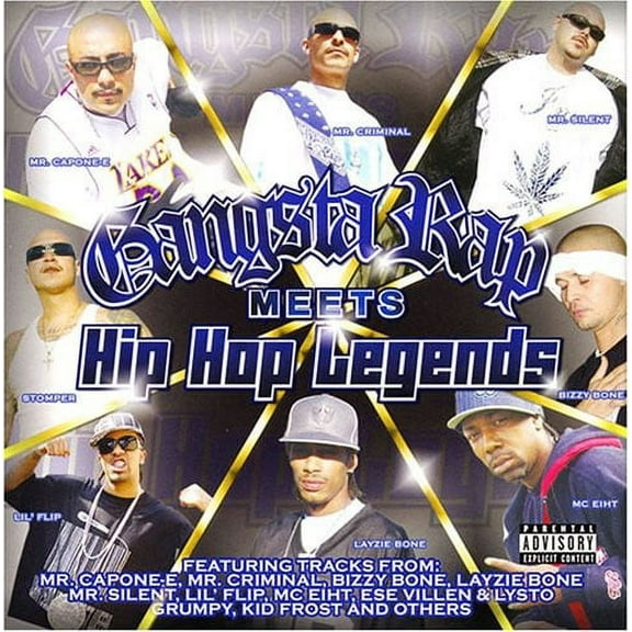 Various Artists - Gangsta Rap Meets Hip-hop Legends - Rap / Hip-Hop - CD