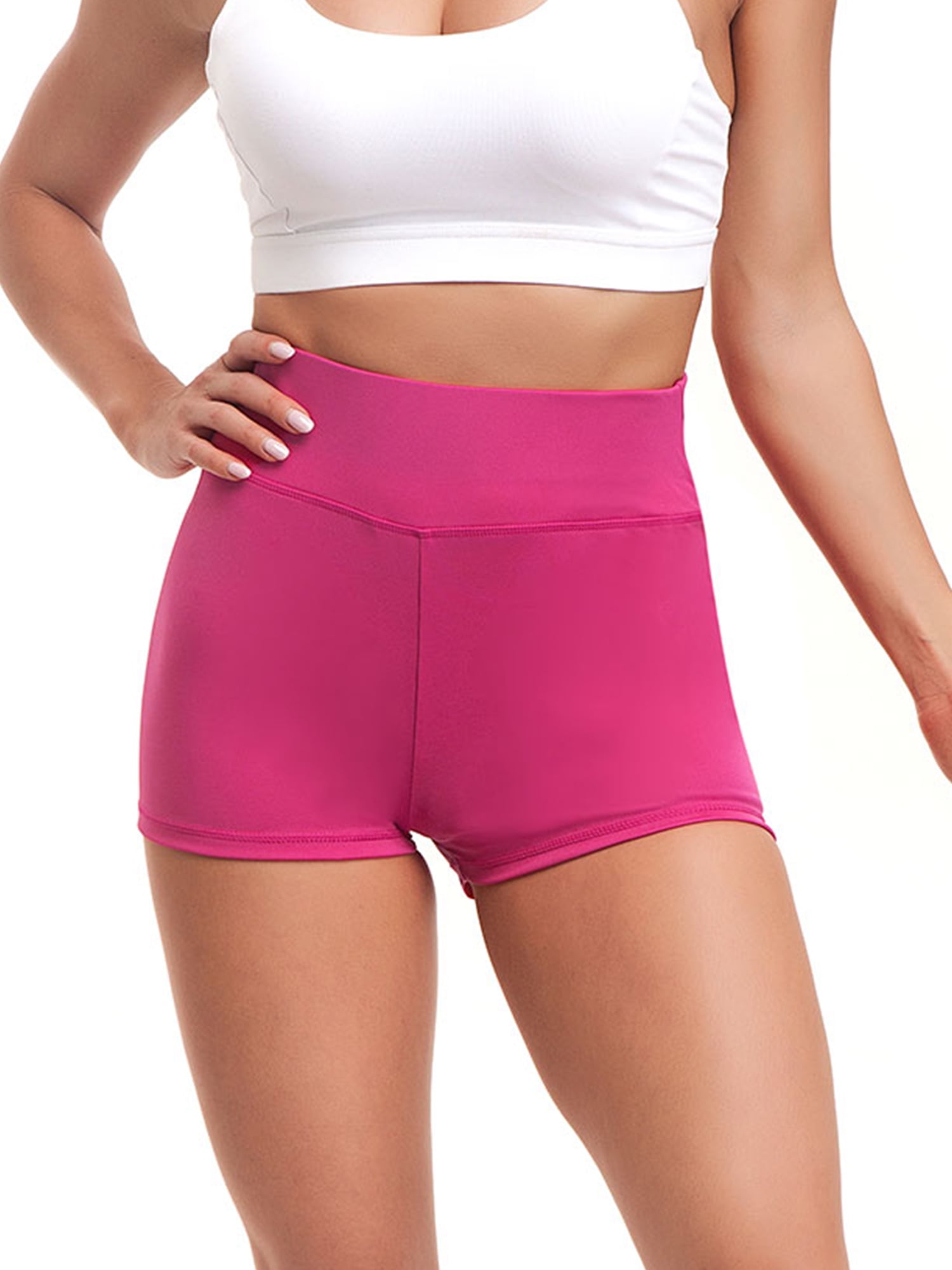 womens high waisted booty shorts