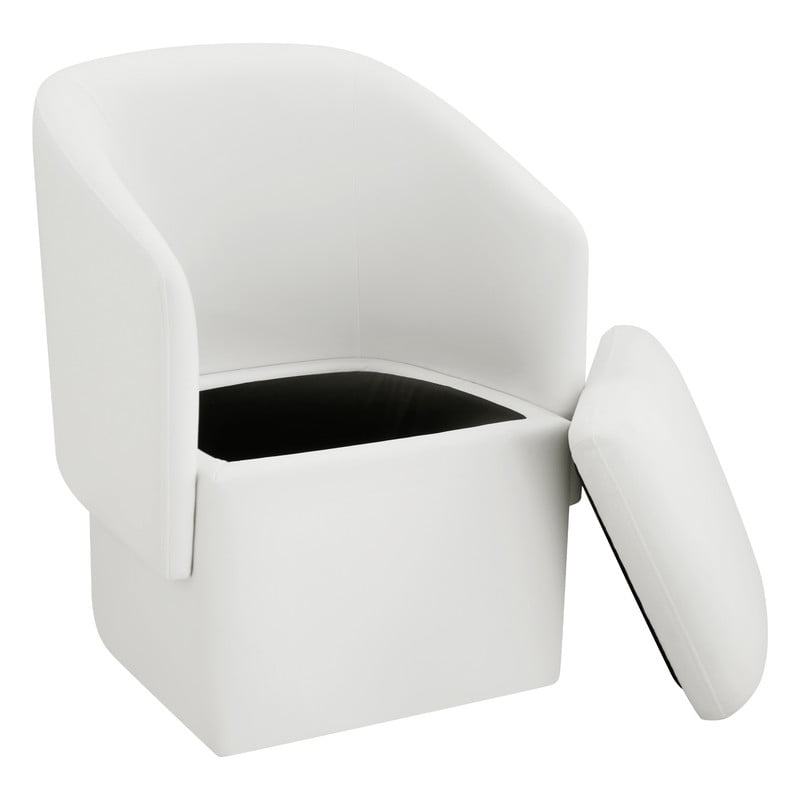Spruce & Spring Temara Upholstered Storage Dining Chair with Casters Indoor Fabric Dining Chair