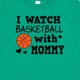 thumbnail image 4 of Inktastic I Watch Basketball with Mommy Boys Baby T-Shirt, 4 of 5