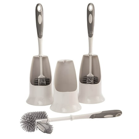 silicone toilet brush holder pack