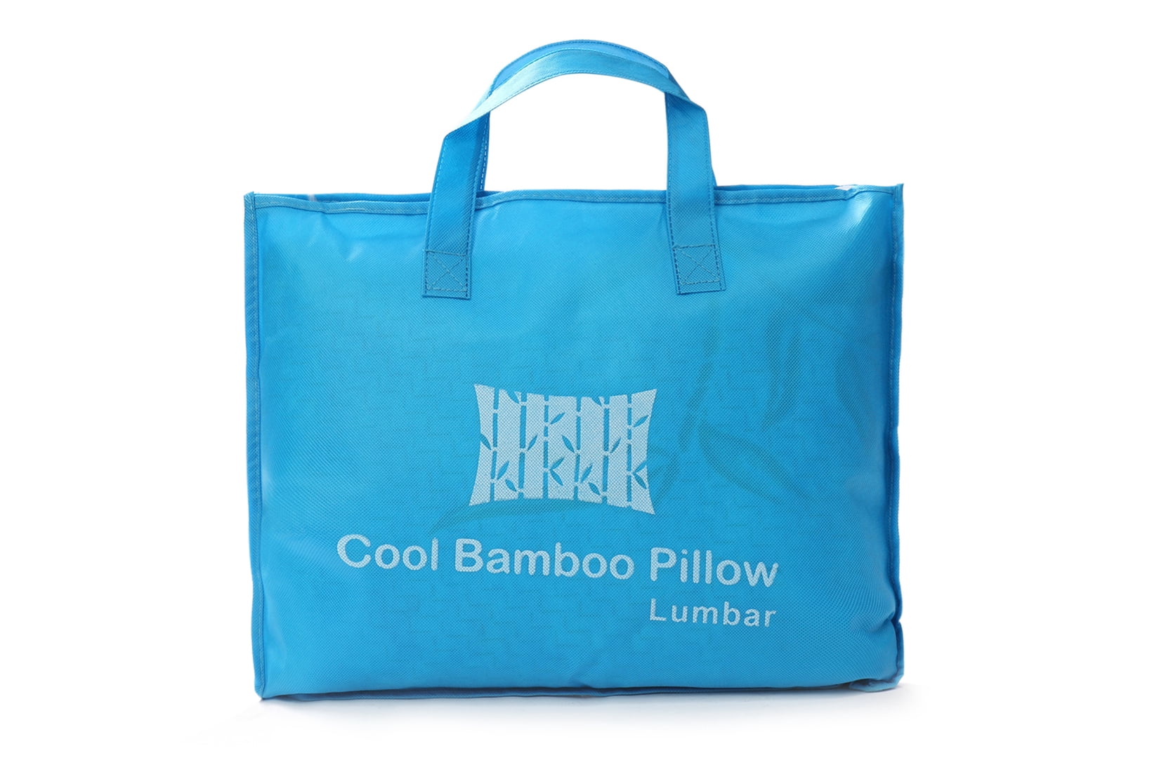 Okao Wholesale Lumbar Size Bamboo Pillow- Back Support- Office chairs and car seats- Shredded Memory Foam ,Hypoallergenic, Antibacterial Washable Bamboo Cover,Lumbar Size