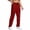 Red, variant on cfhntfmh Workout Pants for Men Straight Leg Loose Fit Running Pants with Pockets Lightweight Drawstring Pants (Red,X-Large)