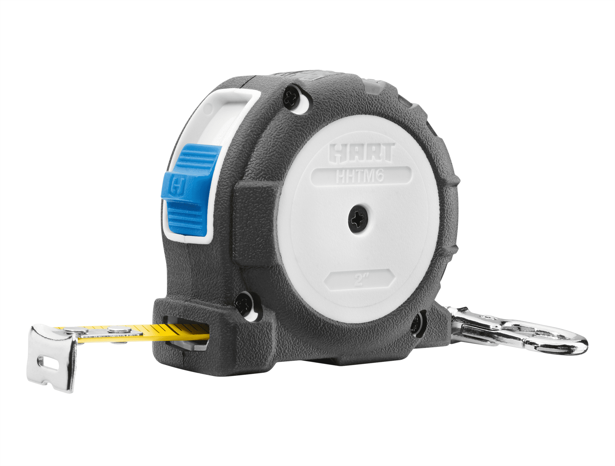 HART 3-Pack 6-Foot Compact Tape Measure Keychain, Wide-Blade