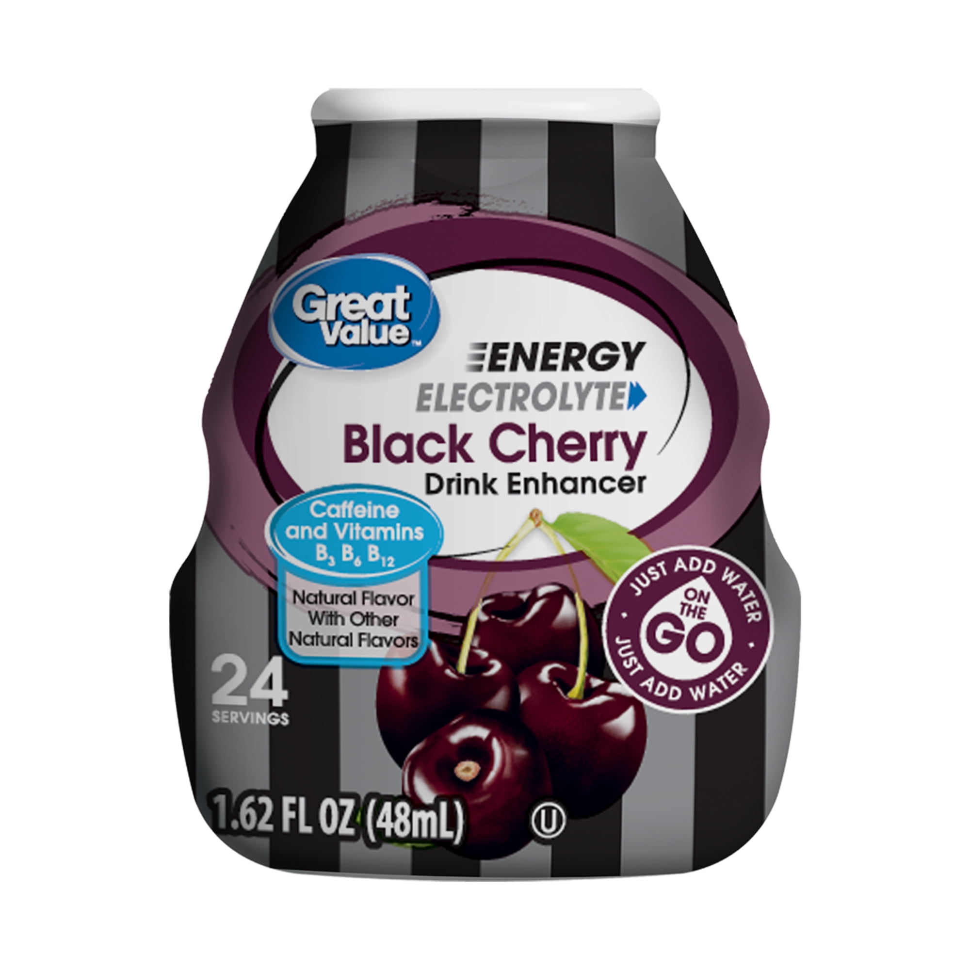 Great Value Energy Electrolyte Drink Enhancer Black Cherry 1 62 Fl Oz Walmart Com Walmart Com Great Value Energy Electrolyte Drink Enhancer Black Cherry 1 62 Fl Oz Walmart Com Walmart Com
