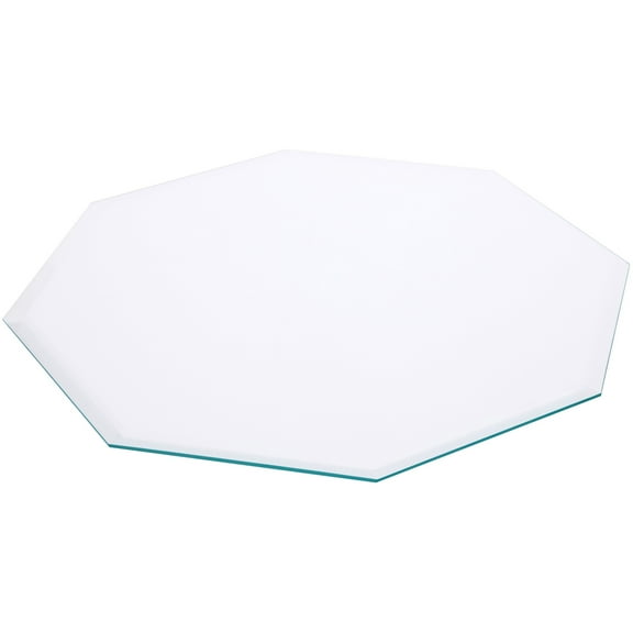 Plymor 14" Octagon, 5mm Thick Beveled Clear Glass