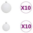 thumbnail image 7 of vidaXL Artificial Hinged Christmas Tree 300 LEDs & Ball Set 70.9", 7 of 7