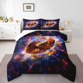 thumbnail image 2 of Erosebridal American Football Bedding Full Comforter Set, Rugby Sports Comforter Sets Full Size, Ball Game Player Reversible Down Comforter, Breathable Room Decor, 3pcs, 2 of 8