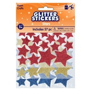 Foam Glitter Star Stickers
