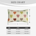 thumbnail image 6 of Binfone Heart Polka Dot Standard Size Pillowcase, Long Staple Pure Cotton Envelope Closure Pillow Cover,20"X30", 6 of 9