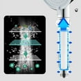 thumbnail image 4 of Handheld Fan Turbo Shower Head Home Bath Shower Nozzle Water Heater Filter Shower 5 Bathing Modes One Pressurised Water Stop Function Shower Head. Fan for Bedroom Home and Office, 4 of 8