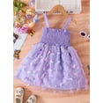 thumbnail image 3 of Bagilaanoe Toddler Baby Girl Summer Dress Butterfly Sleeveless A-line Princess Dresses 9M 12M 18M 24M 3T 4T Kid Patchwork Tulle Skirt, 3 of 9