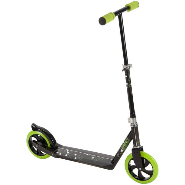 Huffy Green Machine Folding Pro Kick Scooter for Kids
