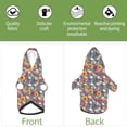 thumbnail image 6 of Cauagu Skull sunflower daisy Pattern Winter Pet Hoodie Sweatshirts- Dog Hoodie Sweater with Leash Hole - Cute Dog Hoodie - Pet Clothes Puppy Cat Custume -X-Small, 6 of 8