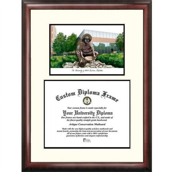 University of North Carolina, Charlotte 11" x 14" Scholar Diploma Frame