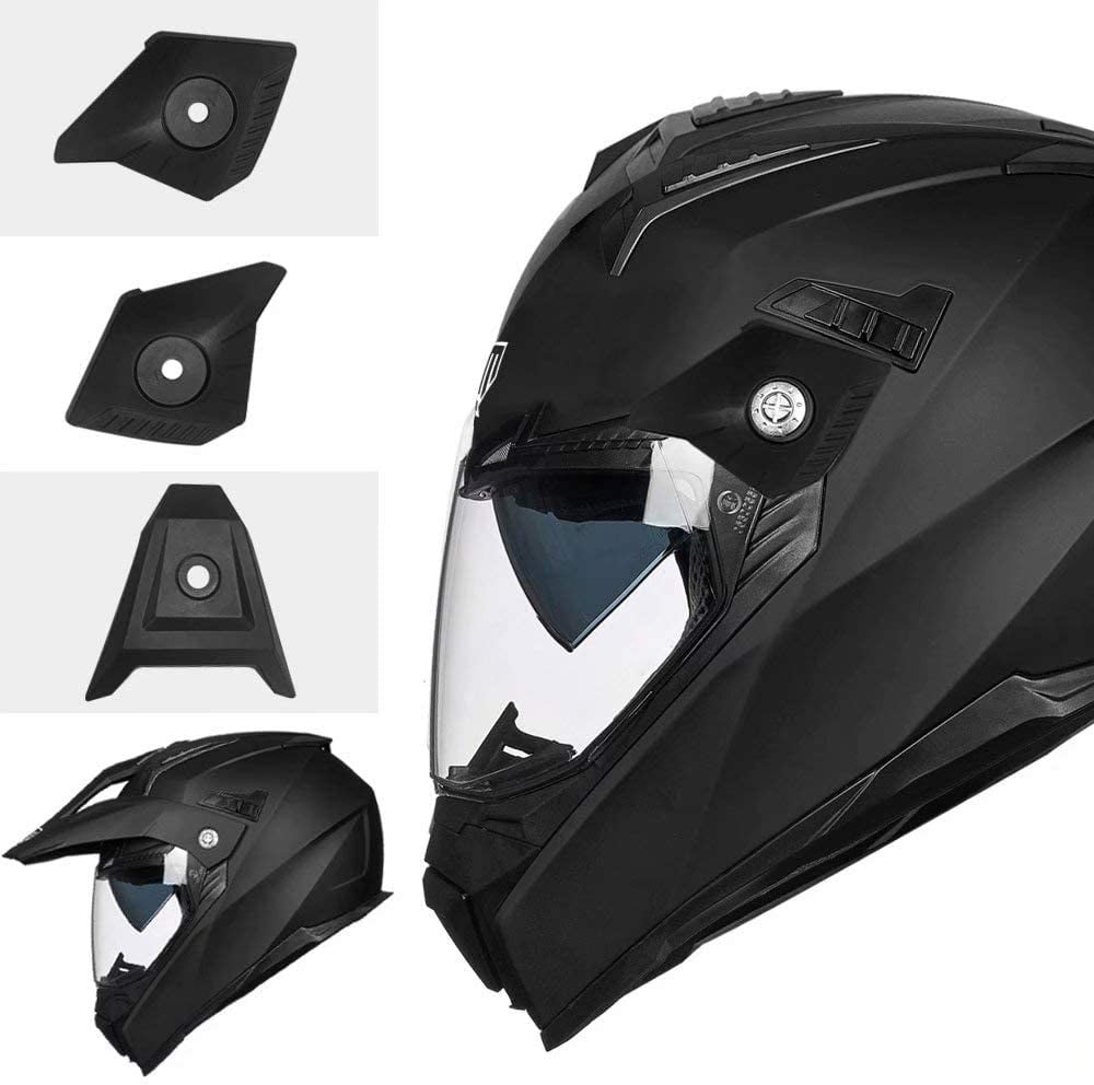 ILM Off Road Motorcycle Dual Sport Helmet Full Face Sun Visor Dirt
