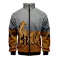thumbnail image 3 of Chaqueta con cremallera y estampado 3D de leopardo de Animel más nueva para hombres y mujeres, ropa informal, chaquetas de manga larga, tops de verano y primavera, 3 of 5