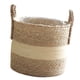 thumbnail image 2 of Cesta tejida para macetas, cesta de almacenamiento, adorno decorativo para el hogar con acabado impermeable Estilo E, 2 of 9
