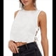 thumbnail image 3 of Camisetas Sin Mangas para Mujer Y2K, Cuello Cuadrado, Sin Mangas, con Lazo, Blusa Corta de Verano Elegante para Salir. M, 3 of 10