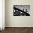thumbnail image 3 of Trademark Fine Art "Brooklyn Bridge 5" Canvas Art by CATeyes, 3 of 3