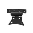 thumbnail image 6 of Small Kitchen Cabinet Hinges Half Butterfly Black Rustic Cabinetry Hardware 2" x 2" Renovators Supply, 6 of 8