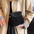 thumbnail image 2 of CAIXIA Crossbody Fanny Packs For WomenRetro Fringe Trendy Messenger Crossbody Bag, Compact Square Shape Everyday Shoulder Purse, 2 of 7