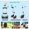 thumbnail image 5 of Folding Hand Truck Dolly with Telescoping Handle and Rubber Wheels for Heavy Duty Moving, 5 of 7