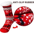 thumbnail image 6 of Joyfy 2 Pack Christmas Socks Fuzzy Socks for Women,Comfy Crew Fuzzy Sock Slippers for Women Adults,Christmas Gifts for Women, 6 of 7